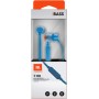 JBL Auriculares intrauditivos universales T110 con control remoto y micrófono, Negro