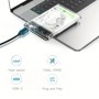 Caja de disco duro móvil tipo C de 2,5 pulgadas SATA a USB 3,1 USB C S