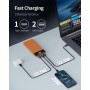 Power Bank, Slimmest 22.5W Batería Externa 13800mAh, 20W USB C Entradas y Salidas Cargador Portatil Carga Rápida Bateria