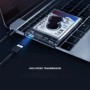 Caja transparente USB 3,0 a SATA III para disco duro portátil de trans