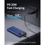 Power Bank, Slimmest 22.5W Batería Externa 13800mAh, 20W USB C Entradas y Salidas Cargador Portatil Carga Rápida Bateria