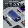 Power Bank, Slimmest 22.5W Batería Externa 13800mAh, 20W USB C Entradas y Salidas Cargador Portatil Carga Rápida Bateria