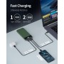 Power Bank, Slimmest 22.5W Batería Externa 13800mAh, 20W USB C Entradas y Salidas Cargador Portatil Carga Rápida Bateria
