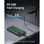 Power Bank, Slimmest 22.5W Batería Externa 13800mAh, 20W USB C Entradas y Salidas Cargador Portatil Carga Rápida Bateria