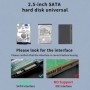 Caja transparente USB 3,0 a SATA III para disco duro portátil de trans