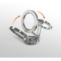 PORTENTUM Soporte Movil Coche Magsafe Plegable – con Potente Iman (20x N52) y Rotación 360° – para Salpicadero Oficina u Otras