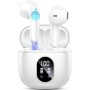 Auriculares Inalambricos, Auriculares Bluetooth 5.4 HiFi Estéreo, 50H Cascos Inalambricos Bluetooth con 4 HD Mic,2024 Audifonos