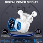 Auriculares Inalambricos, Auriculares Bluetooth 5.4 HiFi Estéreo, 50H Cascos Inalambricos Bluetooth con 4 HD Mic,2024 Audifonos