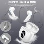Auriculares Inalambricos, Auriculares Bluetooth 5.4 HiFi Estéreo, 50H Cascos Inalambricos Bluetooth con 4 HD Mic,2024 Audifonos