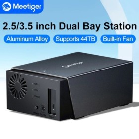 Estación de acoplamiento Meetiger tipo C HDD SATA a USB 3,0 estación d