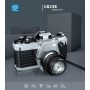 ZHE GAO Figura para armar con Bloques pequeños. Reproducción de cámara fotográfica réflex mecánica semiautomática.
