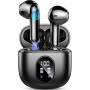 Auriculares Inalambricos, Auriculares Bluetooth 5.4 HiFi Estéreo, 50H Cascos Inalambricos Bluetooth con 4 HD Mic,2024 Audifonos