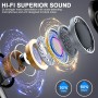 Auriculares Inalambricos, Auriculares Bluetooth 5.4 HiFi Estéreo, 50H Cascos Inalambricos Bluetooth con 4 HD Mic,2024 Audifonos