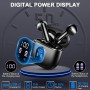 Auriculares Inalambricos, Auriculares Bluetooth 5.4 HiFi Estéreo, 50H Cascos Inalambricos Bluetooth con 4 HD Mic,2024 Audifonos