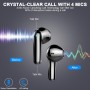 Auriculares Inalambricos, Auriculares Bluetooth 5.4 HiFi Estéreo, 50H Cascos Inalambricos Bluetooth con 4 HD Mic,2024 Audifonos
