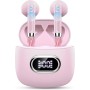 Auriculares Inalambricos, Auriculares Bluetooth 5.4 HiFi Estéreo, 50H Cascos Inalambricos Bluetooth con 4 HD Mic,2024 Audifonos