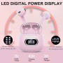 Auriculares Inalambricos, Auriculares Bluetooth 5.4 HiFi Estéreo, 50H Cascos Inalambricos Bluetooth con 4 HD Mic,2024 Audifonos