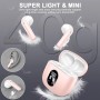 Auriculares Inalambricos, Auriculares Bluetooth 5.4 HiFi Estéreo, 50H Cascos Inalambricos Bluetooth con 4 HD Mic,2024 Audifonos
