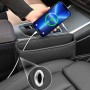 Goujfol Organizador Coche Asiento, Bolsa de Almacenamiento para Huecos de Asiento de Coche, Universal Cosas para el Coche, Pu