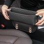 Goujfol Organizador Coche Asiento, Bolsa de Almacenamiento para Huecos de Asiento de Coche, Universal Cosas para el Coche, Pu