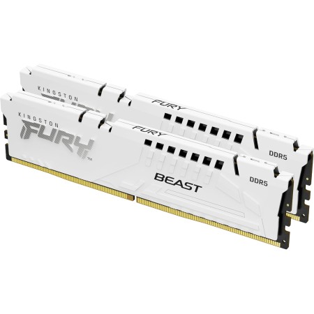 Kingston FURY Beast 32GB 6000MT/s DDR5 CL30 DIMM (Kit de 2) Negro Memoria gamer para Ordenadores de sobremesa - KF560C30BBK2-32