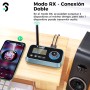 ​SOOMFON Transmisor Receptor Bluetooth 5.0, 3 en 1 Adaptador Audio con Pantalla LCD, Receptor Emisor Bluetooth para TV,