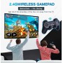 Consola de Videojuegos Retro HDMI con Tarjeta Incorporada de 32 GB Más de 10000 Juegos, Consola de Juegos Super Wireless USB
