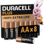 Duracell Plus pilas alcalinas AA (paquete de 12), 1,5 V, LR6 MN1500