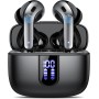 Auriculares Inalámbricos Bluetooth, Auriculares Bluetooth 5.3, 4 Mic con Reducción de Ruido ENC, 50H con Graves, Cascos
