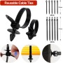NCKIHRKK 965 Piezas Grapas Coche con Herramienta de clips Desmontaje Coche, Universales Remaches Plastico Coche, Juego de Auto