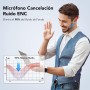 Auriculares Inalámbricos Bluetooth, Auriculares Bluetooth 5.3, 4 Mic con Reducción de Ruido ENC, 50H con Graves, Cascos