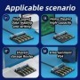 MAIWO-carcasa de disco duro externo M.2 SATA NGFF SSD tipo C, lector d