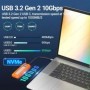 JEYI-carcasa SSD M.2 NVMe con ventilador Turbo, unidad externa de esta
