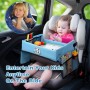 COOLJOY Bandeja Viaje Coche Niños, Mesa con Tablero Impermeable del Acolchado Suave, Paredes Laterales Robustas - Bandeja de
