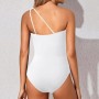 Trajes de Baño De Una Pieza para Mujer Alta Cuello en V Controls de Barriga Fruncido Bañadors Reductore Barriga