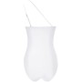 Trajes de Baño De Una Pieza para Mujer Alta Cuello en V Controls de Barriga Fruncido Bañadors Reductore Barriga