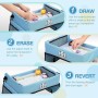 COOLJOY Bandeja Viaje Coche Niños, Mesa con Tablero Impermeable del Acolchado Suave, Paredes Laterales Robustas - Bandeja de