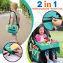 COOLJOY Bandeja Viaje Coche Niños, Mesa con Tablero Impermeable del Acolchado Suave, Paredes Laterales Robustas - Bandeja de