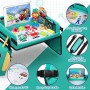 COOLJOY Bandeja Viaje Coche Niños, Mesa con Tablero Impermeable del Acolchado Suave, Paredes Laterales Robustas - Bandeja de