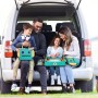 COOLJOY Bandeja Viaje Coche Niños, Mesa con Tablero Impermeable del Acolchado Suave, Paredes Laterales Robustas - Bandeja de