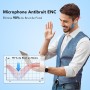 Auriculares Inalámbricos Bluetooth, Auriculares Bluetooth 5.3, 4 Mic con Reducción de Ruido ENC, 50H con Graves, Cascos