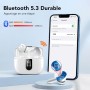 Auriculares Inalámbricos Bluetooth, Auriculares Bluetooth 5.3, 4 Mic con Reducción de Ruido ENC, 50H con Graves, Cascos