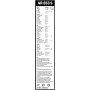 Bosch Aerotwin AR653S - Limpiaparabrisas, Negro (2 unidades, 650 mm y 400 mm)
