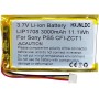 DC 3,7V 3000mAh LIP1708 batería Recargable de polímero de Iones de Litio para Sony Playstation 5 dualsense ps5 Controlador