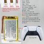 DC 3,7V 3000mAh LIP1708 batería Recargable de polímero de Iones de Litio para Sony Playstation 5 dualsense ps5 Controlador