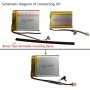 DC 3,7V 3000mAh LIP1708 batería Recargable de polímero de Iones de Litio para Sony Playstation 5 dualsense ps5 Controlador
