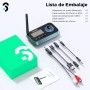 ​SOOMFON Transmisor Receptor Bluetooth 5.0, 3 en 1 Adaptador Audio con Pantalla LCD, Receptor Emisor Bluetooth para TV,