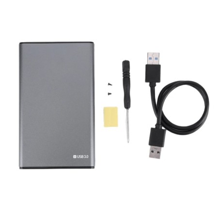 Caja HDD externa de 2,5 pulgadas, carcasa HDD para disco duro externo,