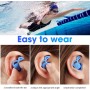 ZEEOYAN Tapones Oidos Natación para Adulto, 4 Pares de tapones para los oídos silicona natacion suave reutilizables, Perfectos