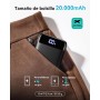 INIU Power Bank, 22.5W 20000mAh Bateria Externa Carga Rapida, Bateria Portatil PD3.0 QC4.0, Powerbank USB C Input & Output